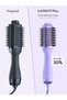 One Step Hair Dryer Brush, Ionic Ceramic Hot Air Brush & Volumizer for Less Frizz & Shine, 4-in-1 Oval Blow Dry Brush, Adjustable Heat, 220V - Purple - 7