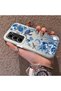 Infinix Hot 60 5g Compatible Blue Turtle, Shell and Coral Pattern Cover, Shock-Absorbing Structure - 2