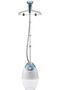 Steamflex Vertical Garment Steamer AR6047, 1600W Powerful Clothes Steamer, 2.5L Removable Water Tank, 45 Min Continuous Steam, 3 Adjustable Levels, Hanger & Fabric Brush, White/Blue