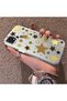 Oppo A15/A15S Compatible Retro Coffee Tone Star Sticker Printed Case, Aesthetic Design - 2