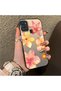 Samsung Galaxy A21S Compatible Watercolor Tropical Flower and Sun Pattern Phone Case, Shock Protection