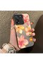 Mi 13T/Mi 13t Pro Compatible Watercolor Tropical Flower and Sun Pattern Phone Case, Shock Protection