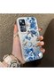 Mi 12T/12T Pro Compatible Blue Turtle, Shell and Coral Pattern Cover, Shock-Absorbing Structure