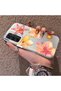 Samsung Galaxy A25 Compatible Watercolor Tropical Flower and Sun Pattern Phone Case, Shock Protection - 2