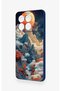 Poco X6 Pro Compatible Red Moon Patterned Silicone Case - 4
