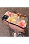 iPhone 11 Compatible Watercolor Tropical Flower and Sun Pattern Phone Case, Shock Protection - 2