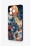 Omix X7 Compatible Red Moon Patterned Silicone Case - 4