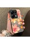 Redmi Note 14S Compatible Watercolor Tropical Flower and Sun Pattern Phone Case, Shock Protection