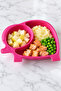 3-Compartment Children's Breakfast and Food Plate with Elephant Figure - 2