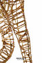 New Year's Figure Deer Glitter Wire Champagne 80 cm - 4