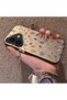 حافظة هاتف متوافقة مع iPhone 17، بتصميم بسيط وأنيق مع نمط زهور صغيرة، مقاومة للصدمات - 2