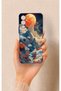 Tecno Pova Neo 4 Compatible Red Moon Patterned Silicone Case