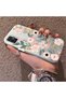 Samsung Galaxy A51 4g Compatible Pink Spring Flower and Green Leaf Pattern Phone Case, Shock Protection - 2