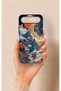 Tecno Spark 50 5g Compatible Red Moon Patterned Silicone Case
