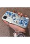 Oppo A15/A15S Compatible Blue Turtle, Shell and Coral Pattern Cover, Shock-Absorbing Structure - 2