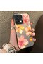 Oppo F31 Compatible Watercolor Tropical Flower and Sun Pattern Phone Case, Shock Protection