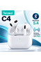 Wireless Earbuds, Bluetooth 5.4, Noise Cancelling, HD Sound & Calls, Approx. 8-Hour Playback, 32 Hours with Charging Case, Compatible with iOS & Android, (White, C7) - 3