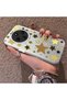 Redmi A4 Compatible Retro Coffee Tone Star Sticker Printed Case, Aesthetic Design - 2