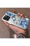 Tecno Spark 40 Compatible Blue Turtle, Shell, and Coral Pattern Cover, Shock-Absorbing Structure - 2