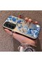 Samsung Galaxy A35 Compatible Blue Turtle, Shell and Coral Pattern Cover, Shock-Absorbing Structure - 2