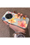 Redmi 14C 4G/5G Compatible Watercolor Tropical Flower and Sun Pattern Phone Case, Shockproof - 2