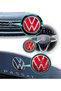 Sticker Set for Volkswagen 2021 Passat Polo Tiguan Golf Front, Rear and Steering Wheel Logo, Decorative Sticker - 5