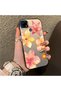 Realme C15/C25/C25S Compatible Watercolor Tropical Flower and Sun Pattern Phone Case, Shock Protection