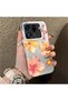 Oppo Find X9 Pro 5g Compatible Watercolor Tropical Flower and Sun Pattern Phone Case, Shock Protection