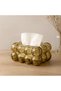 Decorative Cloud Napkin Holder (Spring-Loaded) 19X13X9 cm - Brown Transparent Bzeldr05