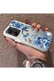 Poco X7 Pro Compatible Blue Turtle, Shell and Coral Pattern Cover, Shock-Absorbing Structure - 2