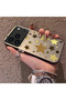 iPhone 17 Pro Compatible Retro Coffee Tone Star Sticker Printed Case, Aesthetic Design - 2