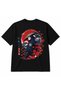 Samurai Bushido Maple Back Print T-Shirt
