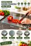 20X30 cm Tempered Glass Cutting Board – Kitchen Board with Non-Slip Silicone Base - 2
