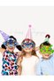 8 Pieces Space Concept Paper Party Mask Space Birthday Decoration Galaxy Astronaut Planet Elastic - 5