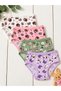 100% Cotton Girls' Panties 4-Pack / Briefs / Underwear