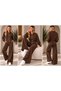 Women's Zipper Detailed Comfortable and Stylish Knitwear Two-Piece Set - 4