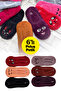 Girl's 6-Piece Plush Booties Socks Home Slippers Soft Warm Booties - 4