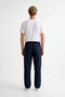 Men's Jogger Striped Trousers with Zipper and Button Back Pockets Regular Fit - 3