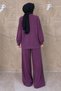 Pilise Detailed Oysho Set Tsd260333 Plum - 6