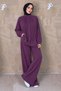 Pilise Detailed Oysho Set Tsd260333 Plum - 3