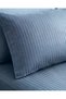 210TC Cotton Satin Double Stripes Bed Sheet Set 3PC | Soft Breathable Satin Flat Sheet 206x250 cm | OEKO-TEX & ECAS Certified - 6
