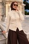 Self-Tie Knitwear Cardigan Tsd260323 Beige
