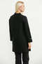 Embroidery Detailed Woolen Long Knit Cardigan - Black - Dark Gray - 6