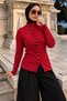 Self-Tie Knitwear Cardigan Tsd260323 Red