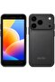 MB17 Mini Smartphone, 4-Inch Display, Android 15, Face Unlock, Dual SIM, 4GB RAM, 64GB Storage, 8MP Rear & 5MP Front Camera, 2000mAh Battery, Compact Design (Grey)