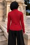Self-Tie Knitwear Cardigan Tsd260323 Red - 5
