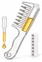 Scalp Oil Applicator Comb with Fillable Serum Dispenser – Hair Oil & Serum Applicator