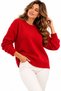 Women's Crew Neck Soft Textured Oversize Knitwear Sweater - 2