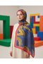 Benetton Viscose Shawl - Fiore - 1015-031 - Indigo