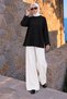 Oysho Tunic with Slits at the Ankle and Skirt Tsd260330 Black - 5